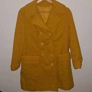 Vintage 60's Woman's Winter Double Button Coat